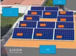 Schéma avant Projet implantation des panneaux solaires sur toiture garage